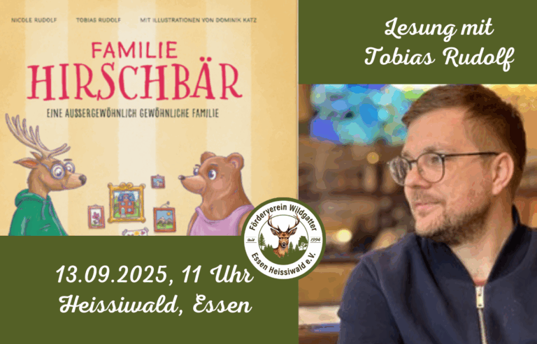 Lesung Tobias Rudolf Papa Hirsch Heissiwald